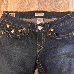 VINTAGE True Religion Petite Low Rise Jeans